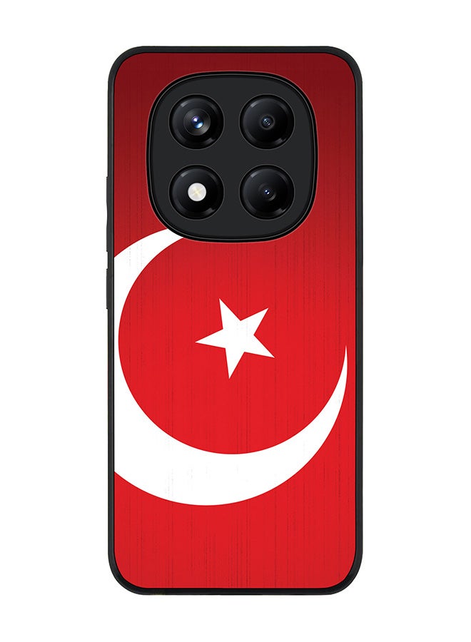 Stylizedd For Xiaomi Redmi Note 14 Pro+ 5G 5G Case,Slim fit Camera Protection, Shockproof Thin Phone cover  - Flag Of Turkey - Image 1