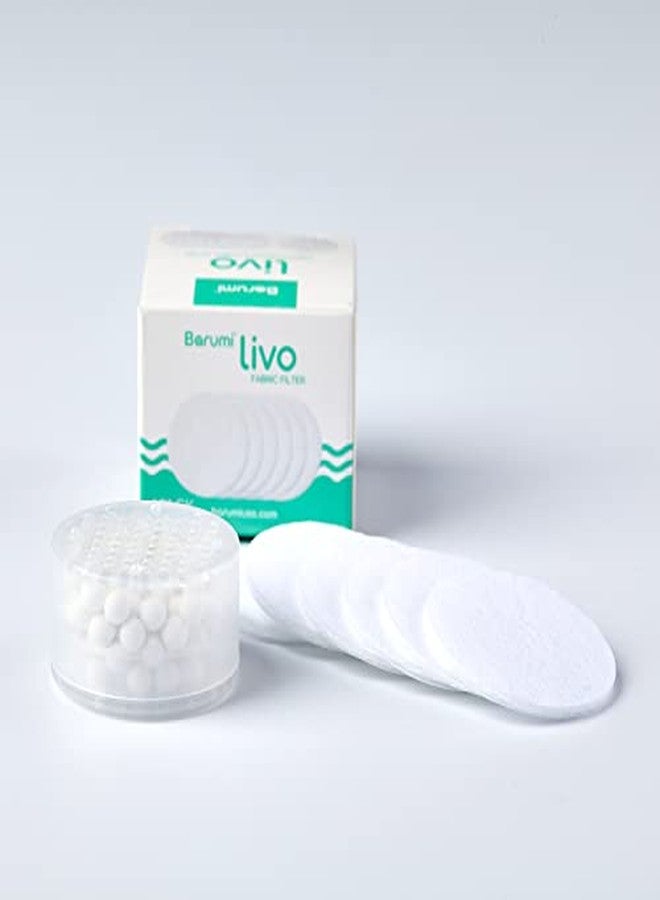 Barumi Fabric & Ceramic Ball Filters Set for Barumi Livo Kids Handheld Showerhead | Dual Filtration Removes Rust and Fine Particles from Tap Water, Easy Installation - Image 5