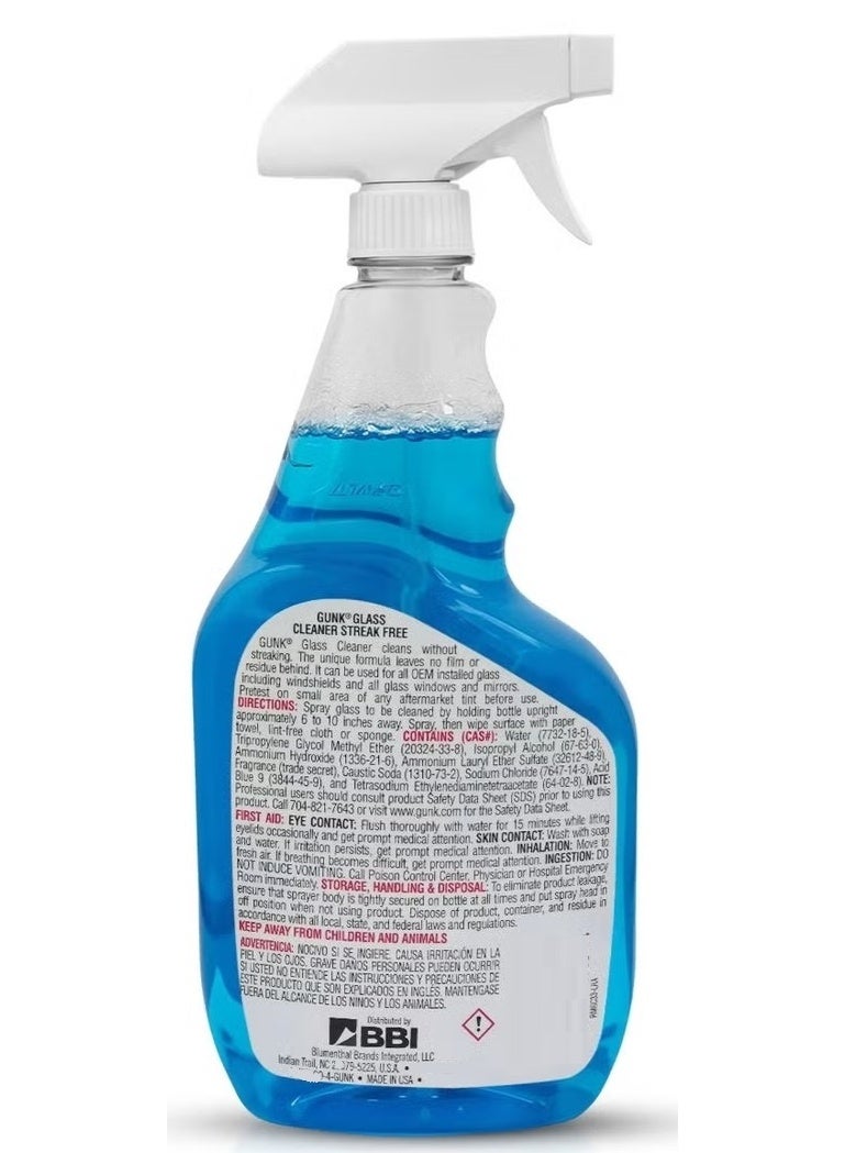 Gunk Glass Cleaner With Trigger Sprayer 975 ML - Image 2