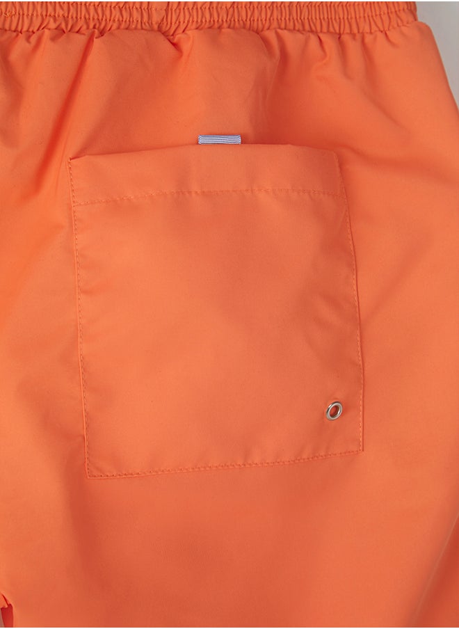 trendyol Light Orange Basic Standard Length Swim Shorts  - Image 5