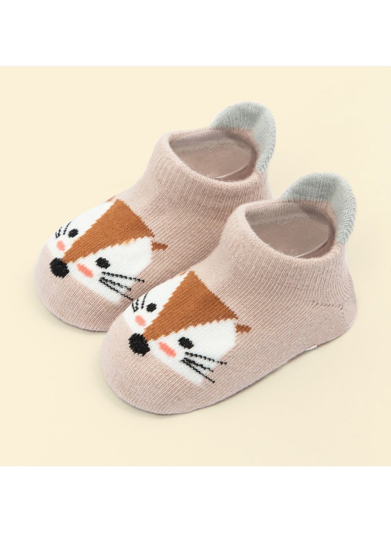 Children's Floor Socks Baby Non-Slip Socks 6 Pairs - Image 4