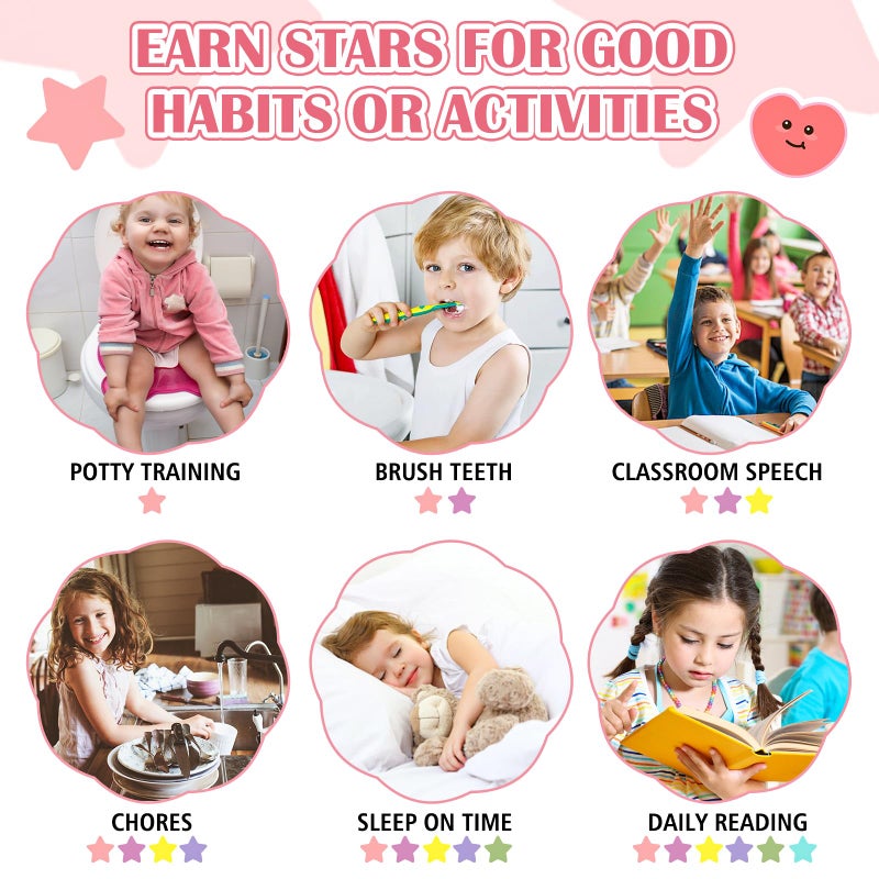 GoClimber Magnetic Reward Jar, Star Jar Reward System for Kids, Behavior Management Classroom Board Tools, Reward Chart for Kids Students at Home Classroom - Image 4