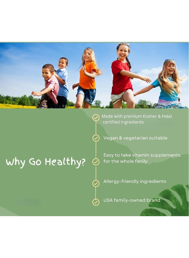 Go Healthy Natural Kids Multivitamin Gummies for Kids - Image 4