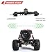 RCAWD Fourth Version Brass SCX24 Portal Axles Wide Axle Highly Rigid Driveshaft Thickened Screws for Axial 124 SCX24 Series Front Rear Portal Axle Upgrades Parts Black - Image 4