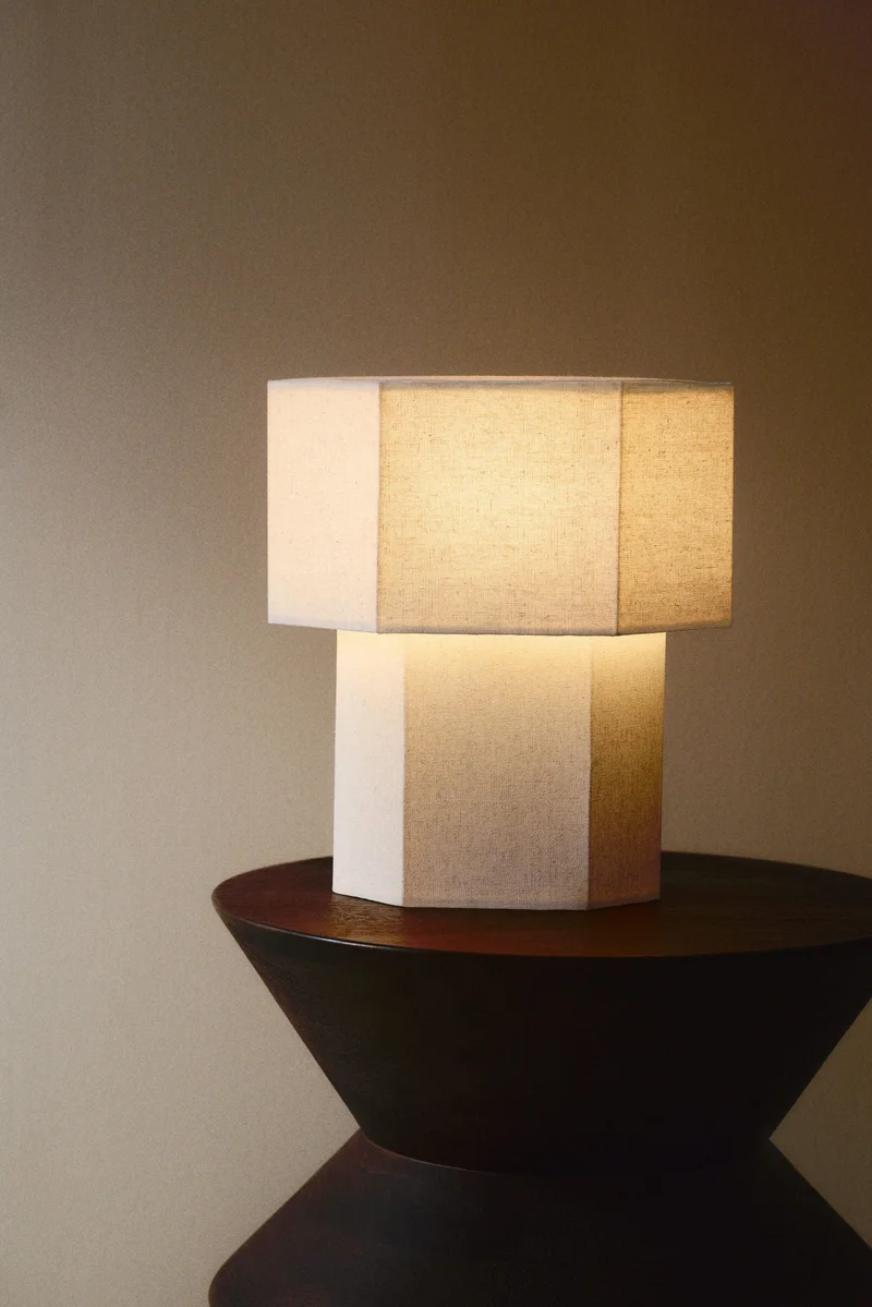 H&M Hexagonal table lamp