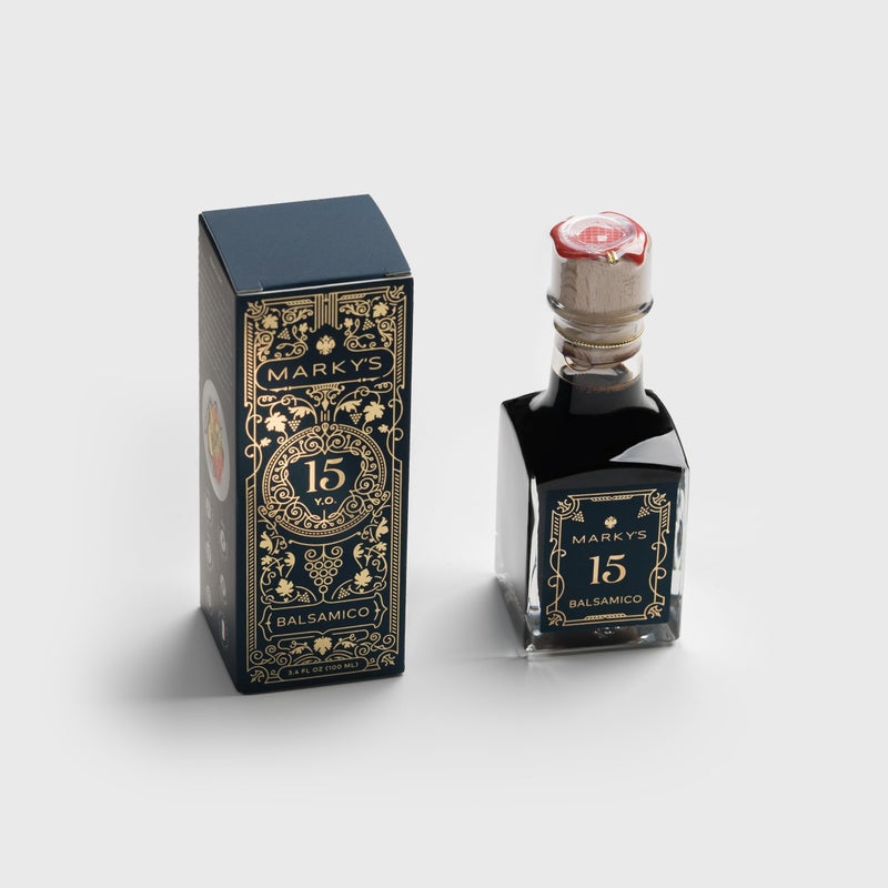 MARKY'S Italian Balsamico Aged 15 Years Invecchiato Balsamic Vinegar - 3.4 oz / 100 ml - Image 1