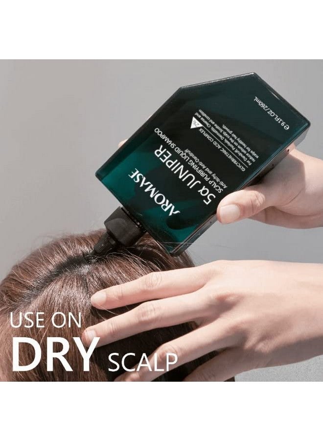 Aromase 5 Juniper Purifying Liquid Shampoo for Dry & Sensitive Scalp, 80 ml - Award Winning Cleanser & Exfoliator for Dandruff, Psoriasis, Dermatitis & Oily Hair - Image 2