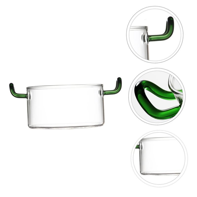 Heat Resistant Clear Glass Bowl Transparent Salad Soup Bowl Smooth Rim Kitchen Use - Image 4