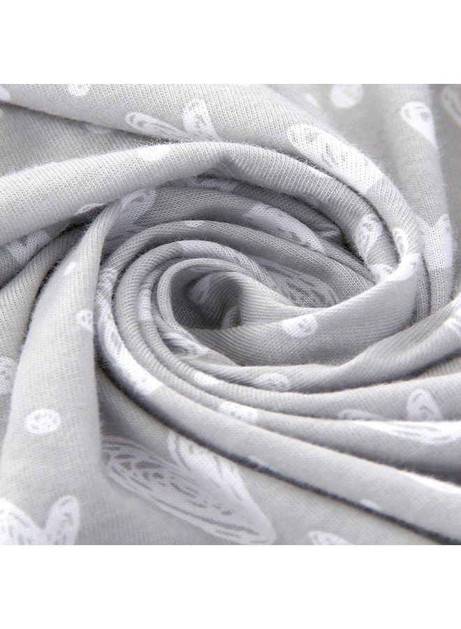 Biloban Baby Toddler Pillowcase 2 Pack 100% Jersey Cotton Ultra Soft Kids For Sleeping Fit Pillow Sized 13"X 18" Or 14"X19" Gray Envelope Style Travel Girls Boys - Image 4