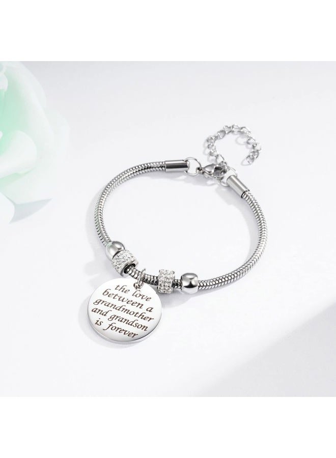Yonhon Love between a Grandmother and Grandson is Forever Bracelet - Image 3