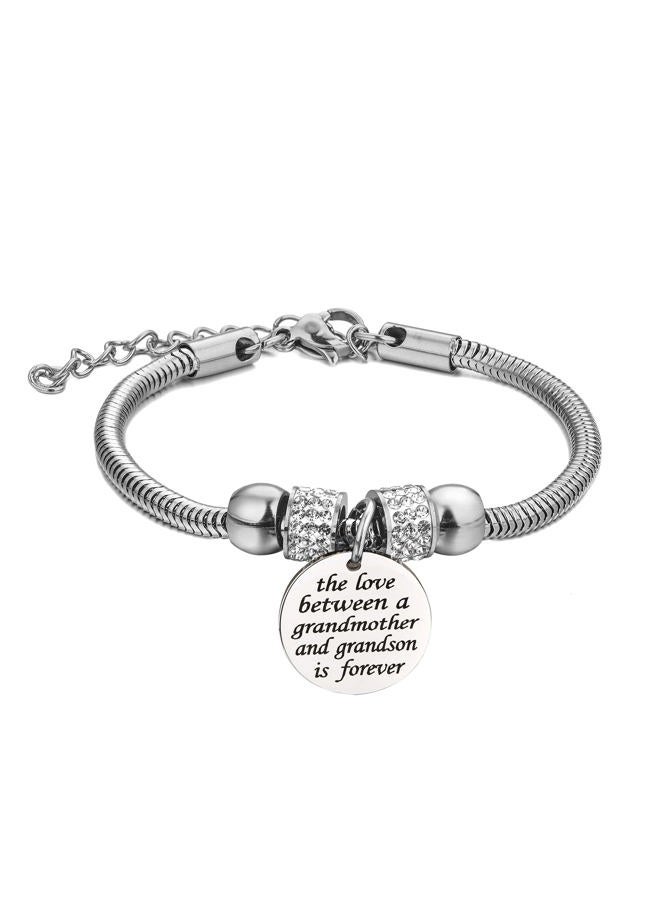 Yonhon Love between a Grandmother and Grandson is Forever Bracelet - Image 1