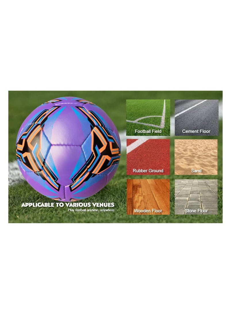 ALLKING Soccer Football Ball - Pro Football Quality - Size 5 - High Performance Precision and Control - Durable for Matches and Training - Image 4