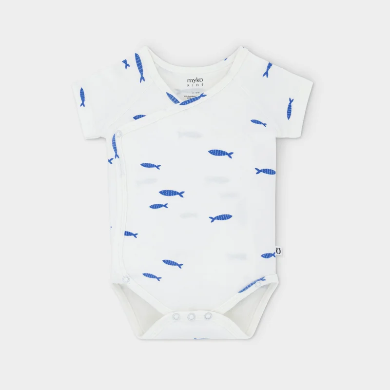  ميكو كيدز Panda Kimono Bodysuit