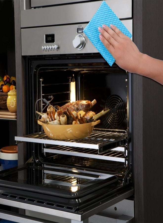 SCRUBIT Reusable Cleaning Wipes, Handy Wipes for Kitchen and Office - Dish Cloths for Washing Dishes - Multi Purpose Disposable Cleaning Towels (12 x 20 in) 72 Pack (Blue) - Image 5