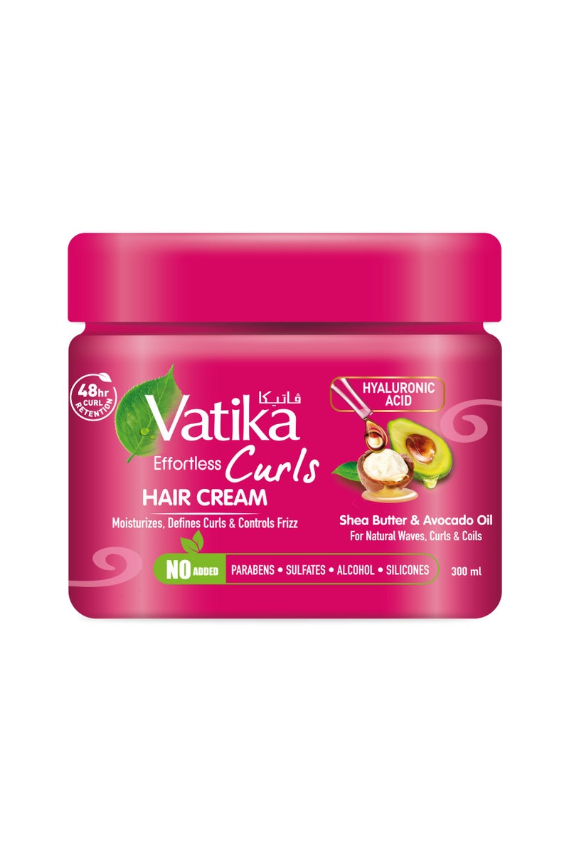 Vatika Naturals Curls Hair Cream 300ml - Image 1