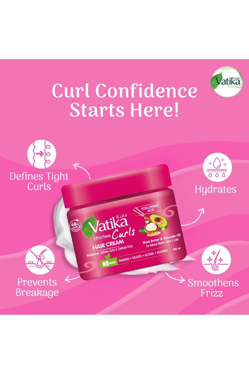 Vatika Naturals Curls Hair Cream 300ml - Image 2