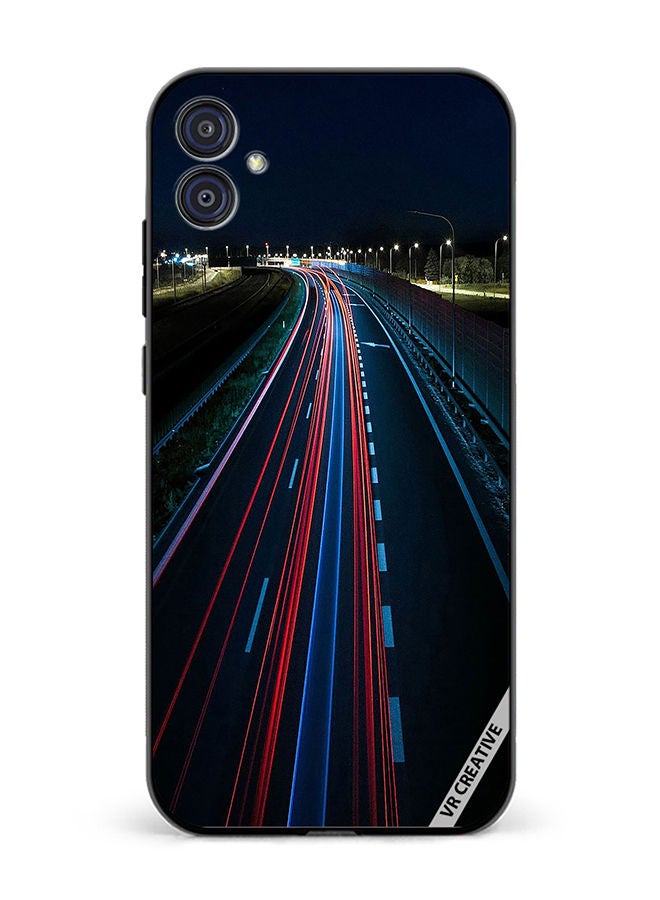 VR CREATIVE Protective Case Cover For Samsung Galaxy M04/F04 Road Design Multicolour - Image 1