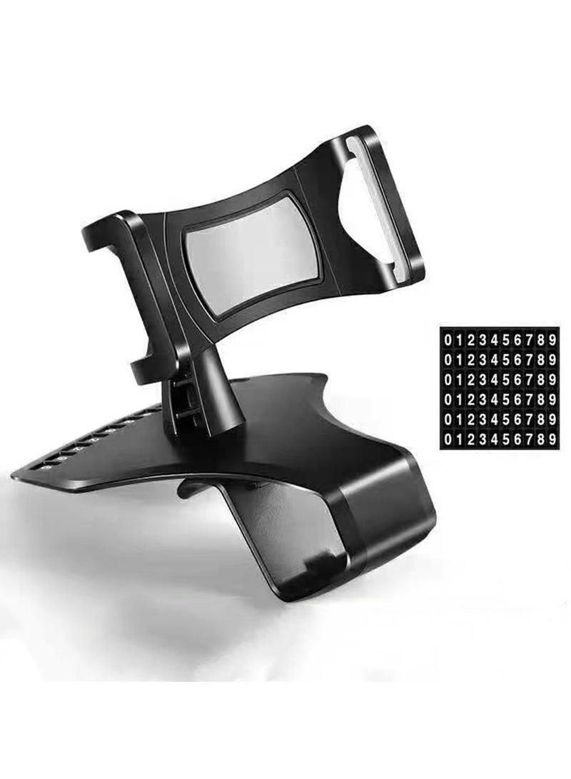 Beauenty Universal Car Dashboard Phone Holder Dashboard Navigation Bracket Mobile Phone Holder Temporary Parking Number - Image 2