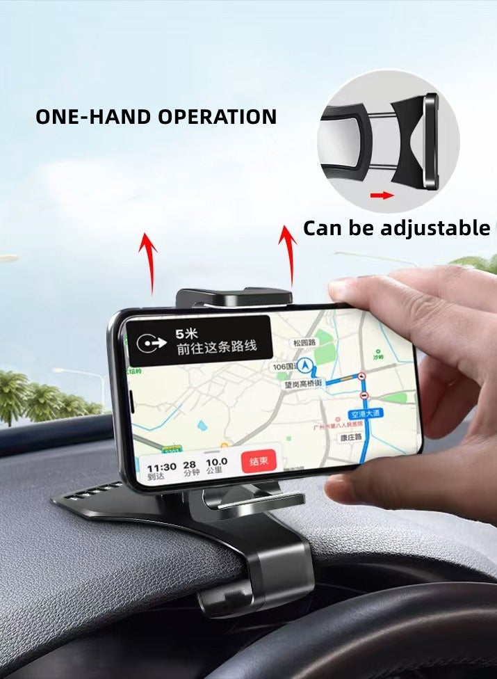 Beauenty Universal Car Dashboard Phone Holder Dashboard Navigation Bracket Mobile Phone Holder Temporary Parking Number - Image 5