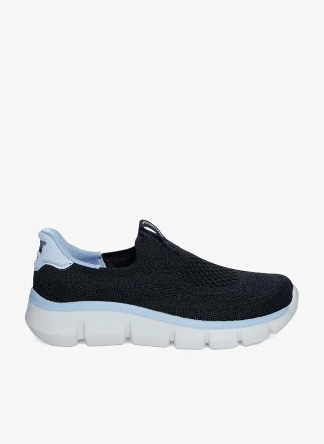 Bata Knit Casual Slip‑On Sneakers
