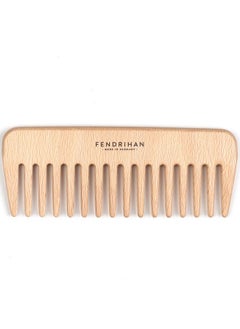 Fendrihan Beech Wood Styling Comb With Wide Teeth 5.3" (Made In Germany)  - Image 5