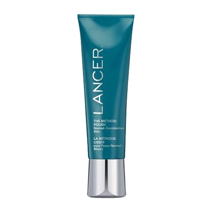 Lancer Skincare The Method: Polish Facial Exfoliator, Daily Exfoliation Face Scrub with Natural Minerals, Polish Normal-Combination Skin, 2 Fluid Ounces - Image 1