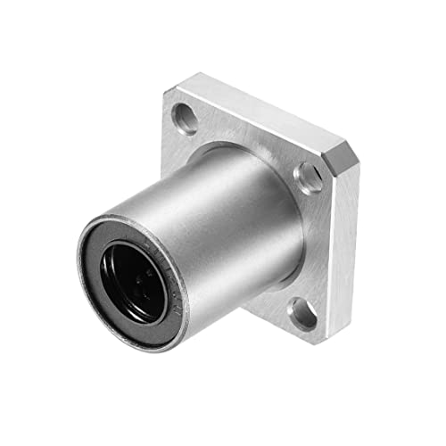 uxcell LMK12UU Square Flange Linear Ball Bearings, 12mm Bore Dia, 21mm OD, 30mm Length(Pack of 2) - Image 4