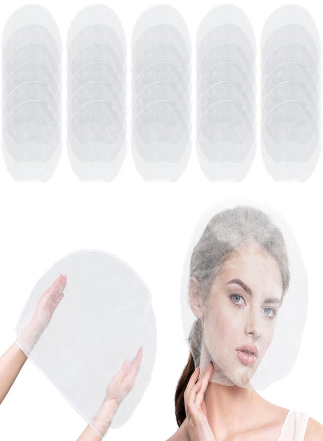 SmoothNovelty 30 Pcs Disposable Makeup Face Hair Cover Protection Non Woven Hood Mask for Clothes Travel Wedding Beauty Shop Artist - Image 1