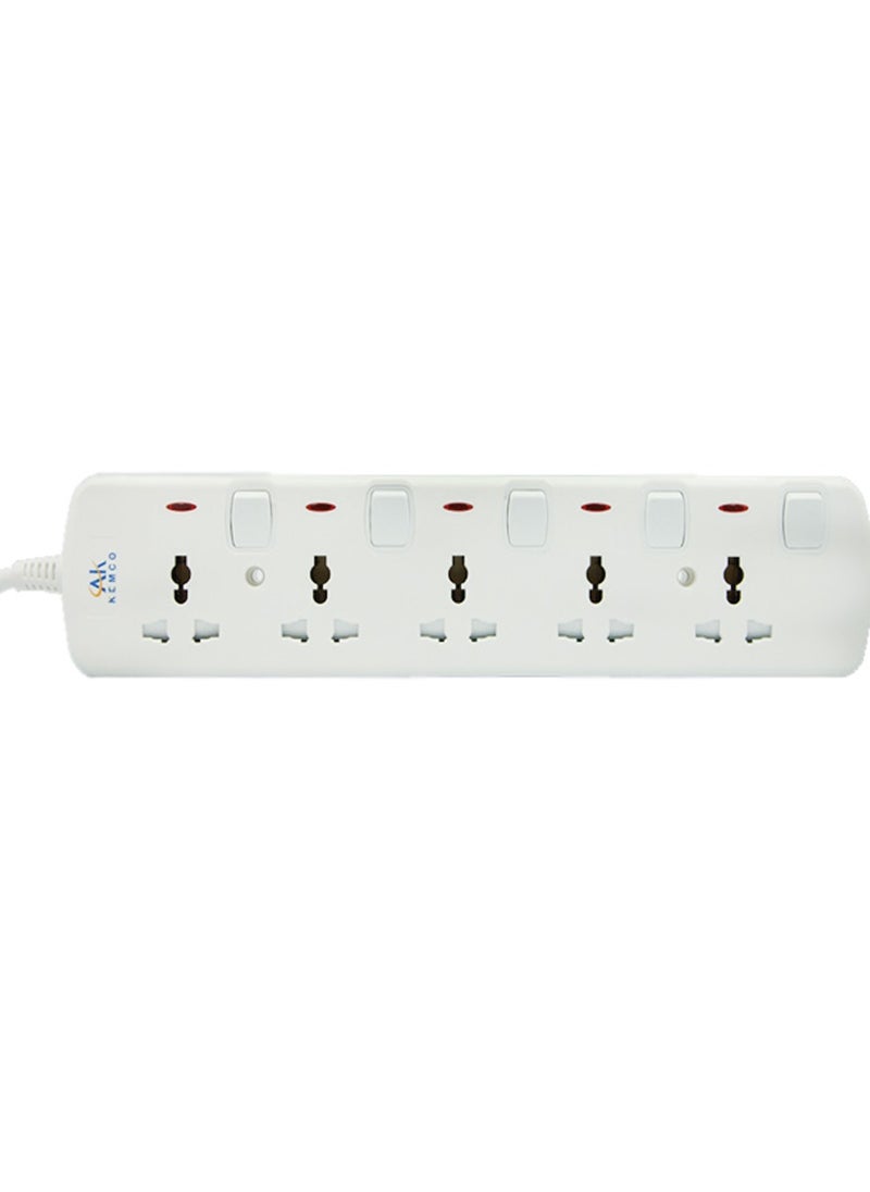 AK KEMCO Kemco 5 Way 5 Meter Extension Socket Power Cord Power Strip Extension Lead AK605  - Image 3