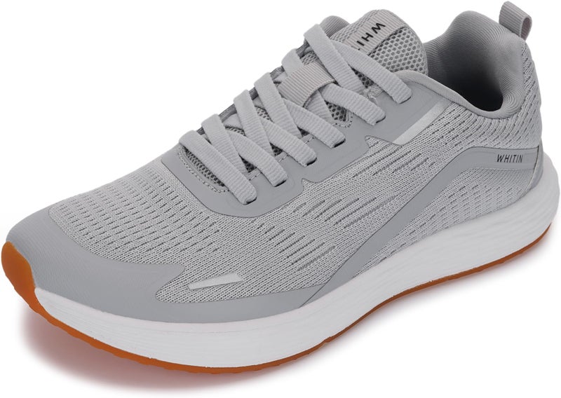 WHITIN Women’s Wide Toe Box Road Running Shoes | Zero Drop Width Sneaker Size 8 Light Grey 38 - Image 1