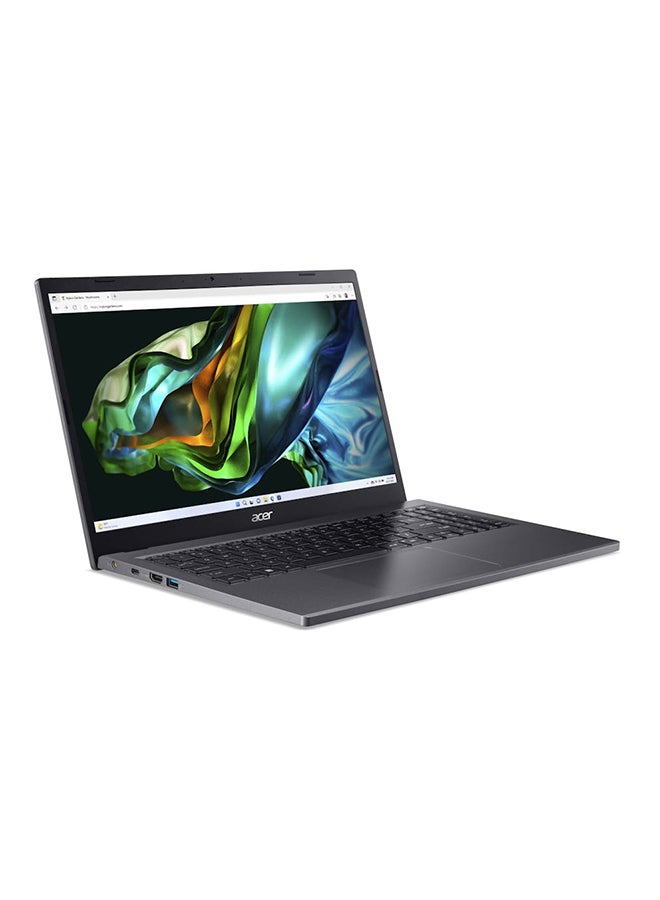 Acer Aspire 5 Laptop With 15.6-Inch Display, Core i7 1355U Processor/8GB RAM/512GB SSD/Intel Iris XE Graphics/Windows 11 English Steel Grey - Image 1