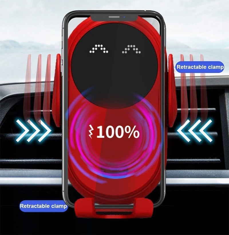 klarako Gumaxx Phone Holder, Gumaxx Cell Phone Holder, Gumaxx Smart Car Wireless Charger Phone Holder, Shoe Daisy Car Phone Holder, Gumaxx Phone Holder and Charger (Black) - Image 5