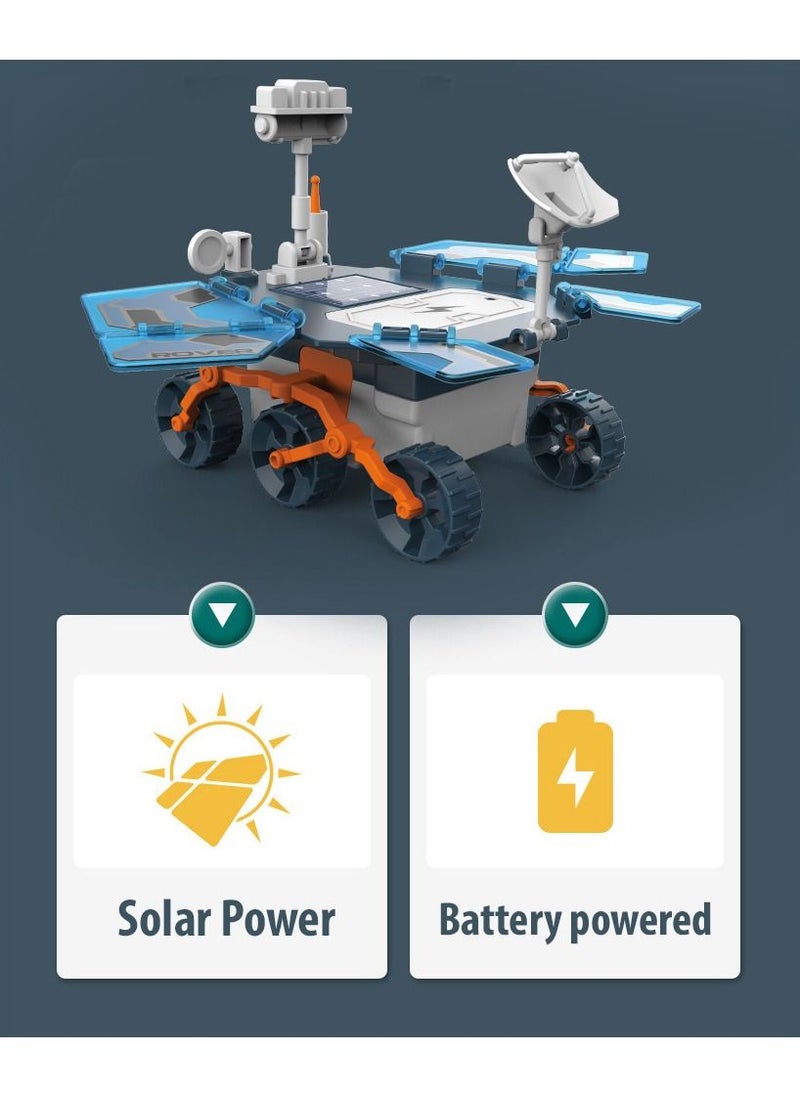 Little Story - Diy Solar Mars Exploration Rover (46 Pcs), Stem Series - Blue - Image 1