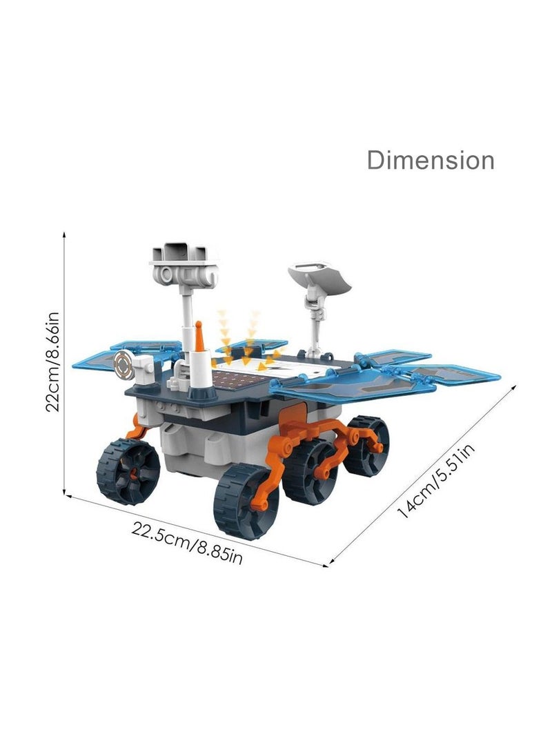 Little Story - Diy Solar Mars Exploration Rover (46 Pcs), Stem Series - Blue - Image 1