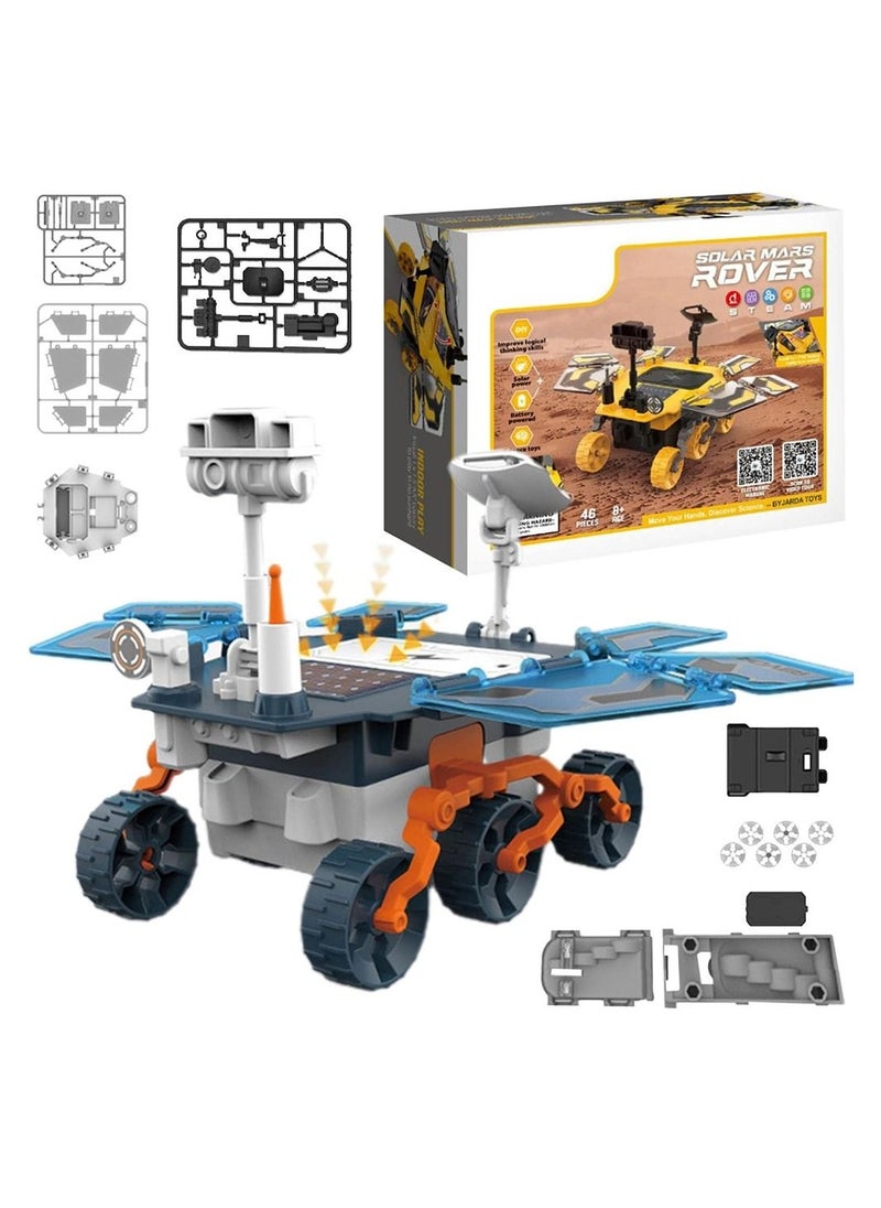 Little Story - Diy Solar Mars Exploration Rover (46 Pcs), Stem Series - Blue - Image 1