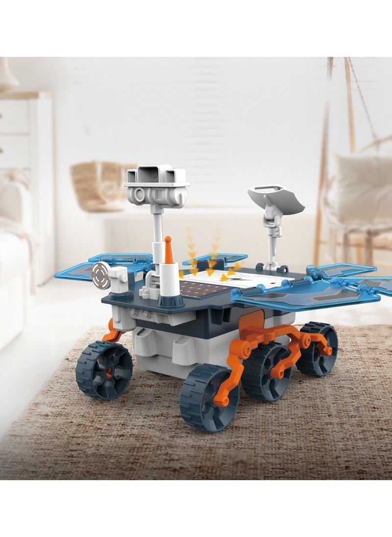 Little Story - Diy Solar Mars Exploration Rover (46 Pcs), Stem Series - Blue - Image 1