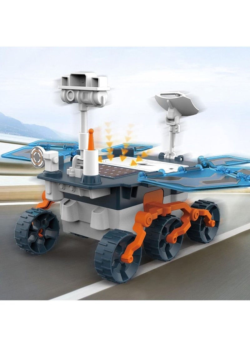 Little Story - Diy Solar Mars Exploration Rover (46 Pcs), Stem Series - Blue - Image 1