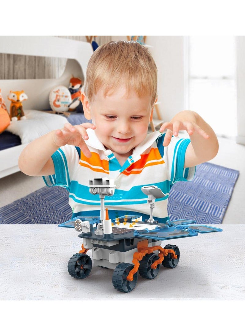 Little Story - Diy Solar Mars Exploration Rover (46 Pcs), Stem Series - Blue - Image 1