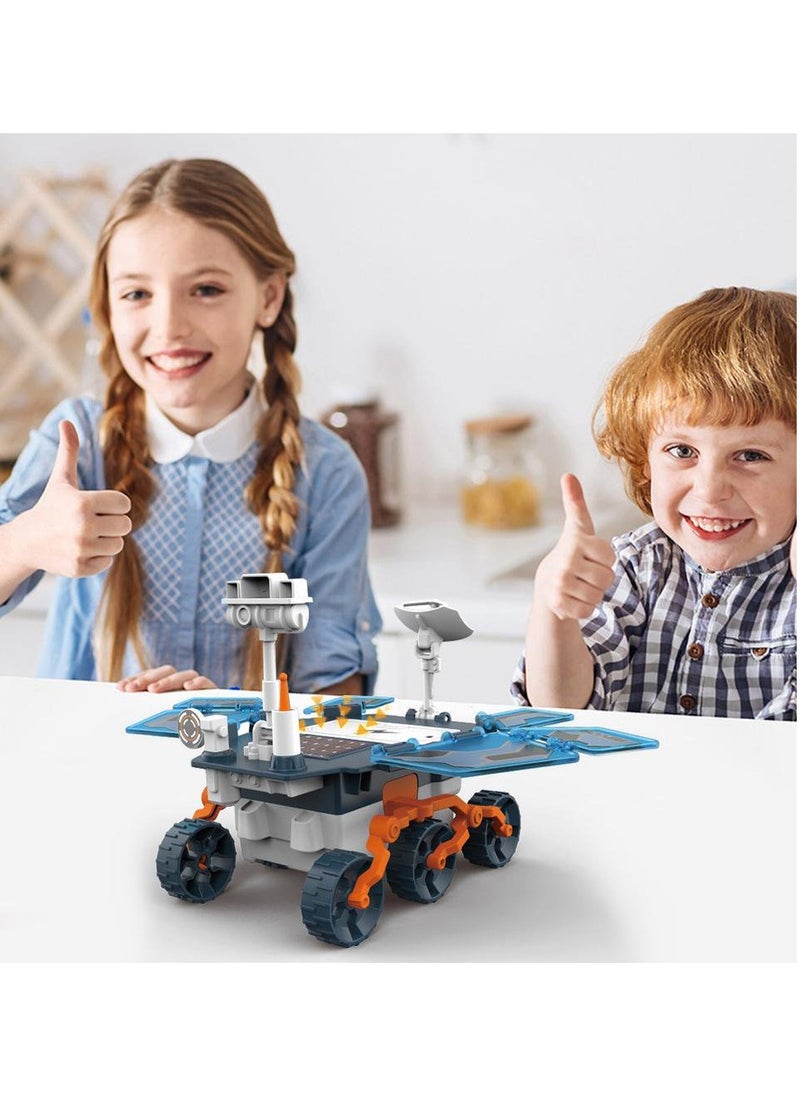 Little Story - Diy Solar Mars Exploration Rover (46 Pcs), Stem Series - Blue - Image 1