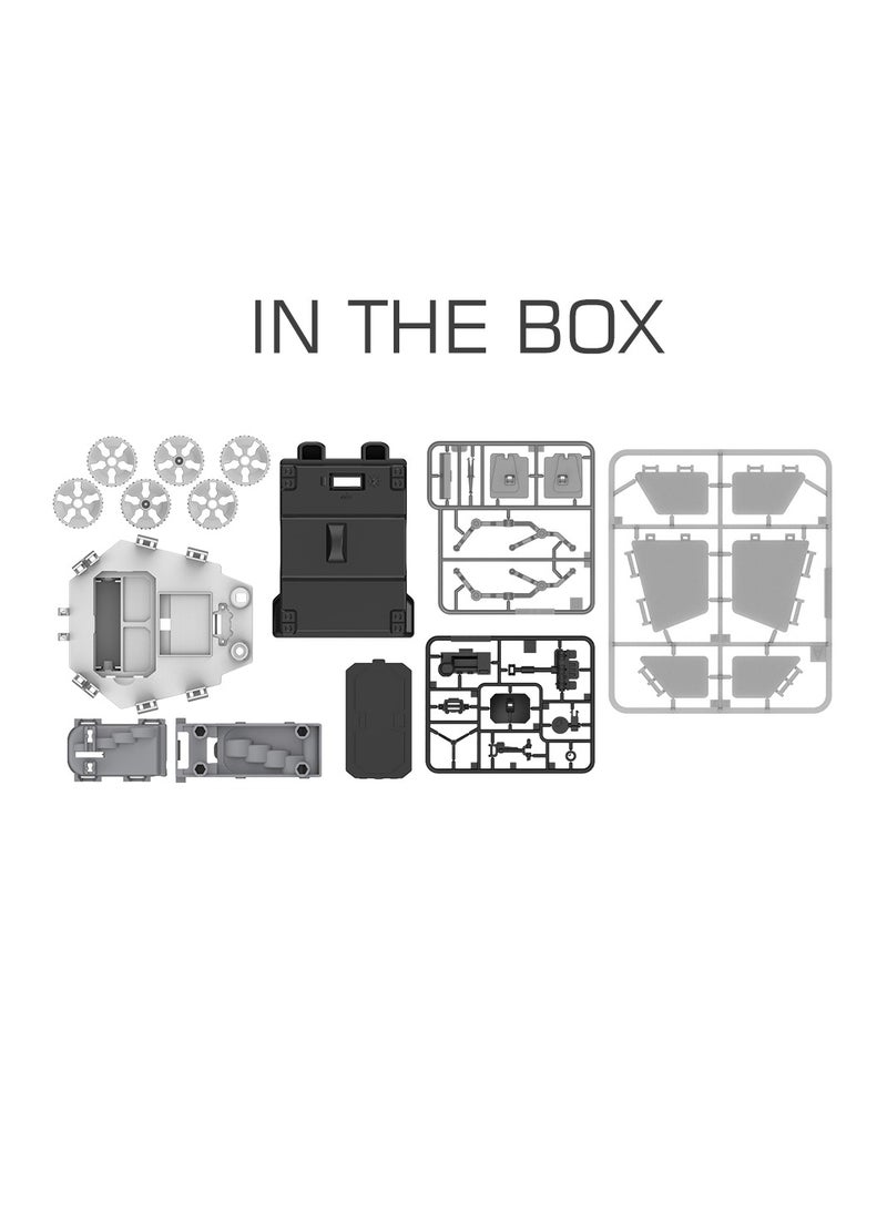 Little Story - Diy Solar Mars Exploration Rover (46 Pcs), Stem Series - Blue - Image 1