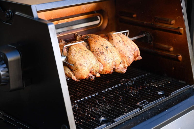 Masterbuilt ® Gravity Series Rotisserie Accessory Attachment with Stainless Steel Spit Rods, Meat Claws and and Electric Power Source, Model MB20091220 - Image 5