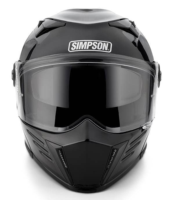 Simpson unisex adult Helmet Simpson M59L2 Mod Bandit Lrg Black, Black, Large US - Image 5
