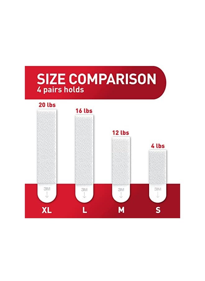 Command Large Picture Hanging Strips, White, Holds Up To 16 Lbs, 14-Pairs, Easy To Open Packaging  - Image 5