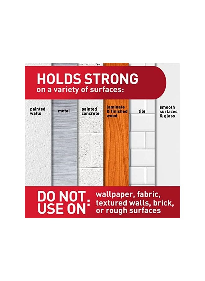 Command Large Picture Hanging Strips, White, Holds Up To 16 Lbs, 14-Pairs, Easy To Open Packaging  - Image 4
