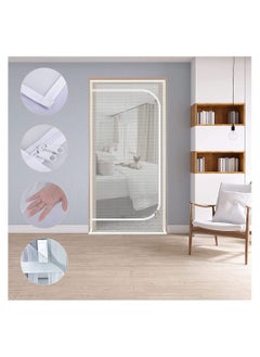 Y&D Pet Screen Door, Fly Door,Thickened Cat Resistant Mesh Door with Zipper Closure,Dogs Pets Friendly for Living Room Bedroom Kitchen,Fits Up to 210 x 100cm  - Image 3