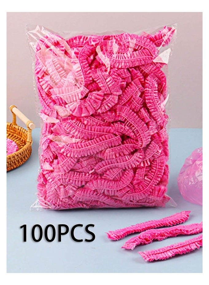 Shower Caps 100 Pieces Disposable Shower Caps - Image 1