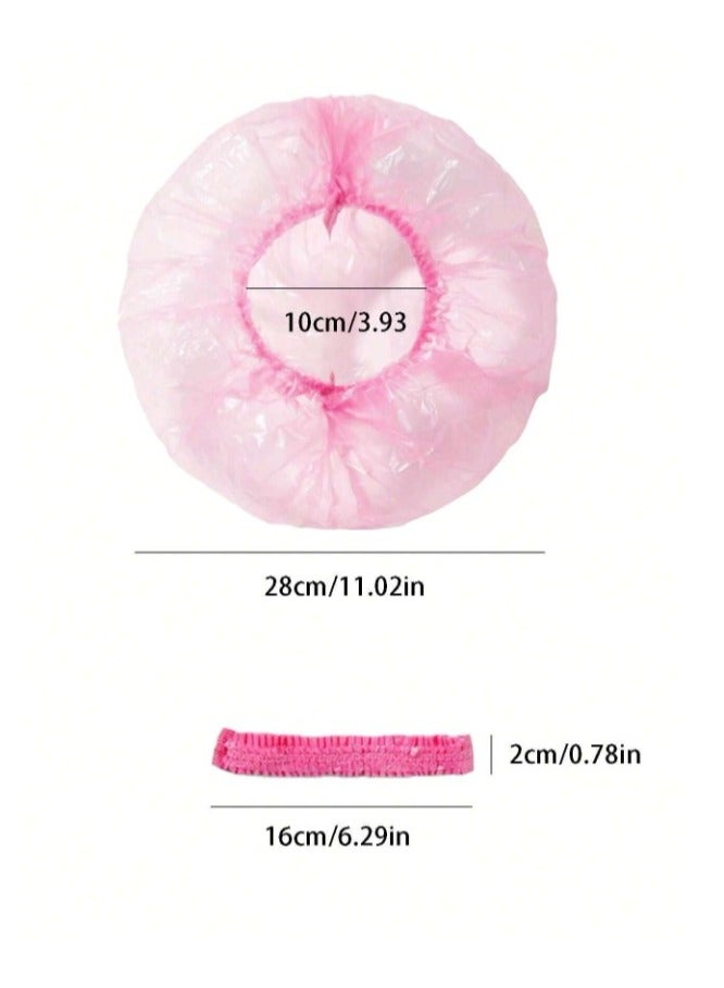 Shower Caps 100 Pieces Disposable Shower Caps - Image 2