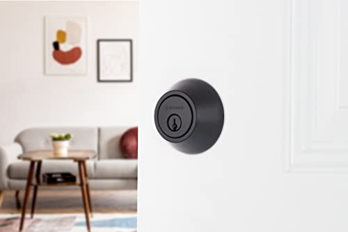 BRINKS Transitional Single Cylinder Deadbolt Lock, Door Lock Built for Residential Protection ANSI Grade 2 Security, Matte Black - Image 2
