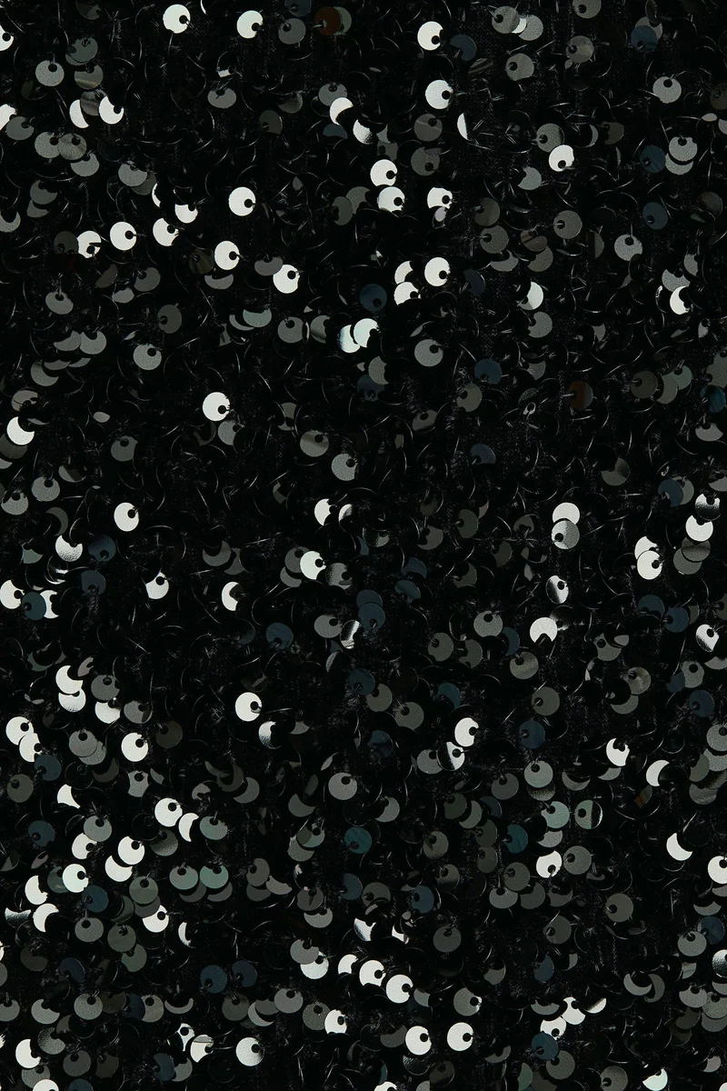 H&M Sequined A-line dress