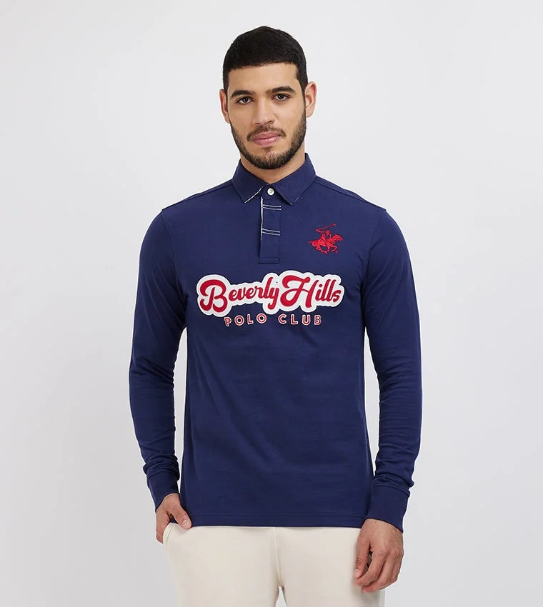 Logo Embroidered Polo T-Shirt